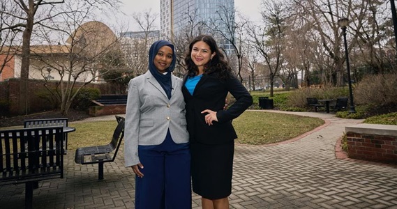 Abir Alikerar and Sadie Subedi. Photo courtesy of Alikerar and Subedi. 